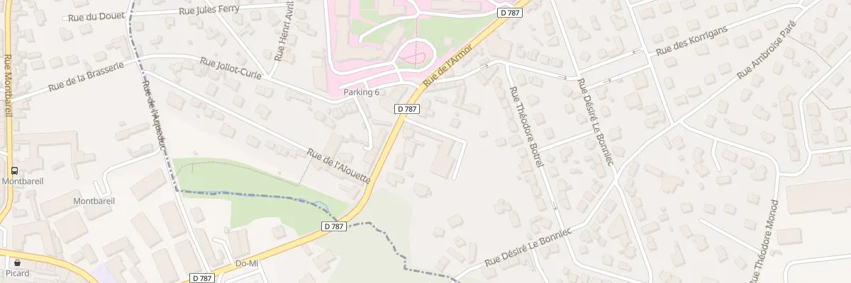Plan du 8 Rue de l’Armor à Pabu