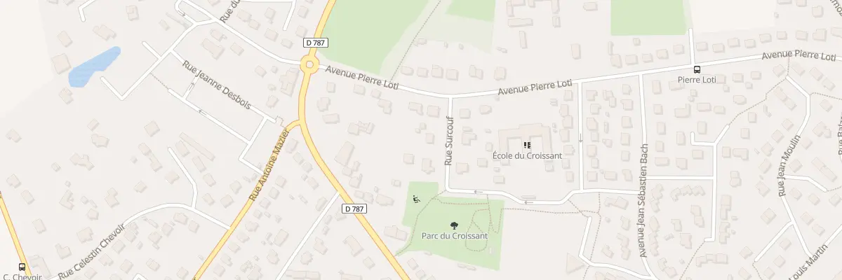 Plan du 2 Rue Surcouf à Pabu