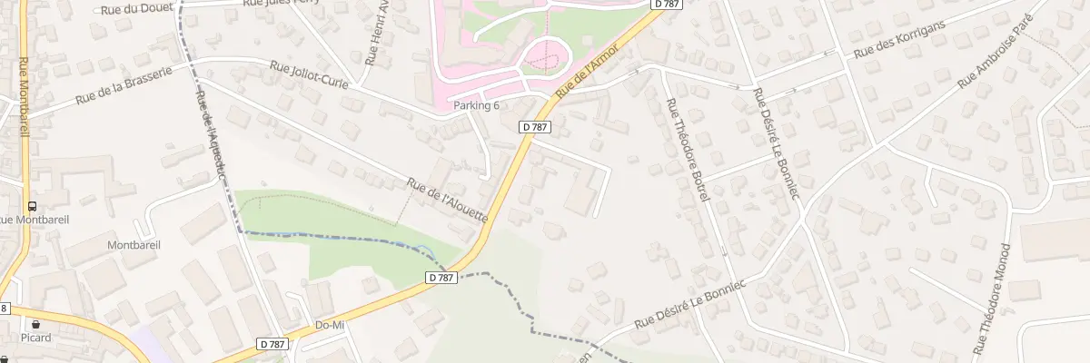 Plan du 6 Rue de l’Armor à Pabu