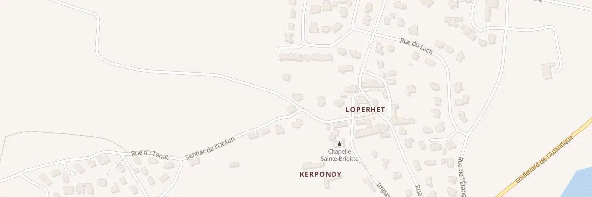 Plan du 5411 Loperhet à Erdeven