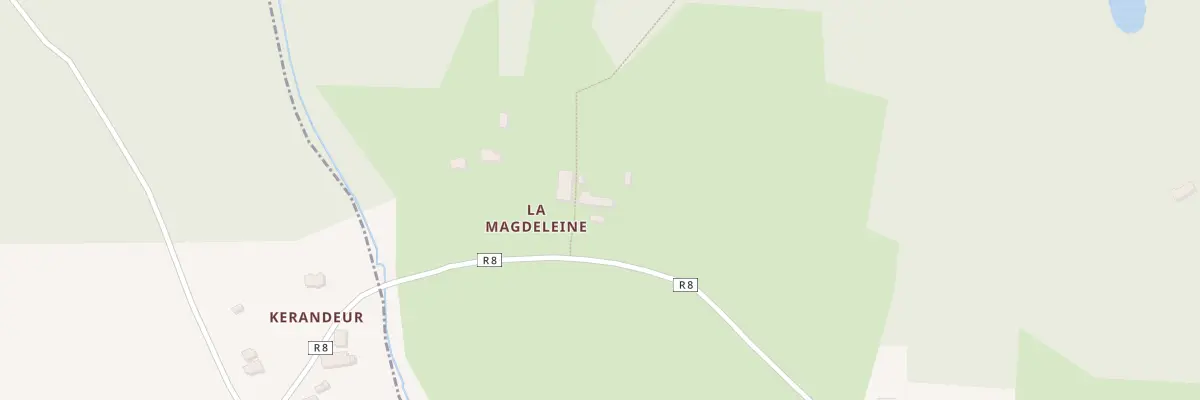Plan du 6395 La Madeleine à Belz