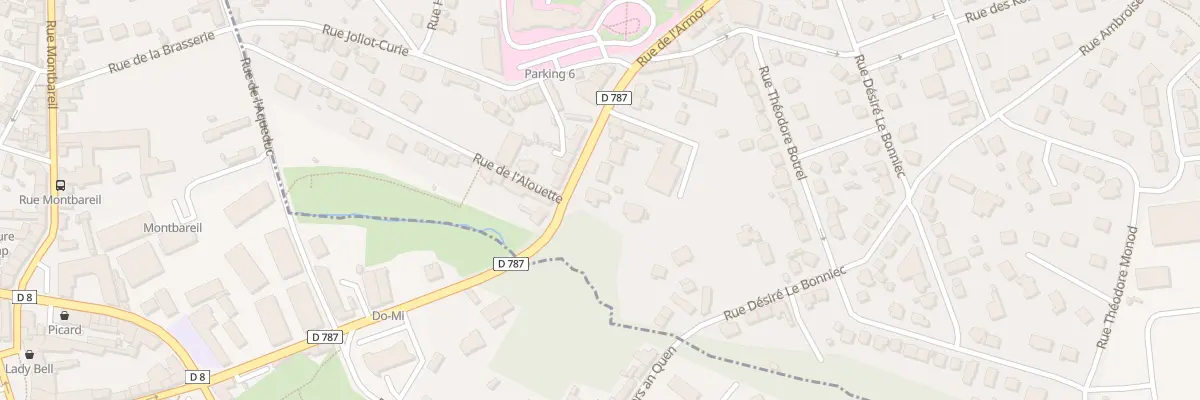 Plan du 2 Rue de l’Armor à Pabu