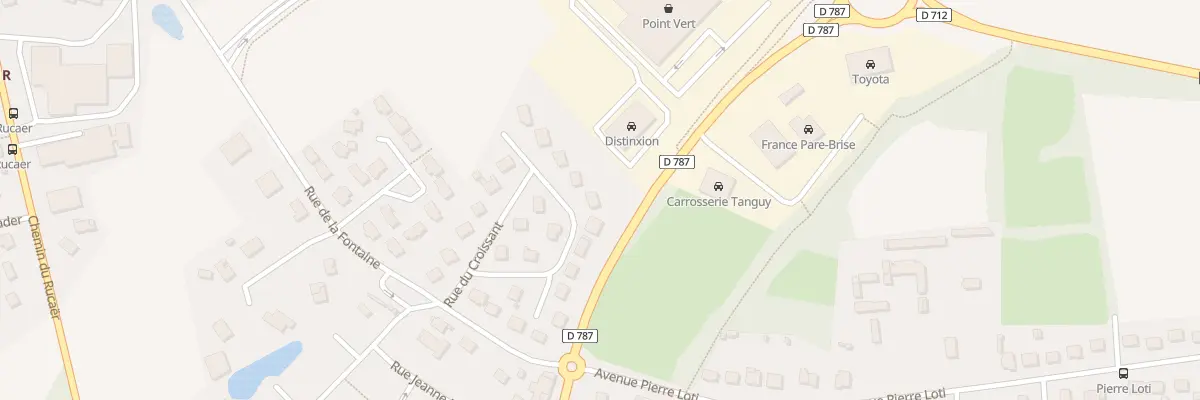 Plan du 21 Rue du Croissant à Pabu