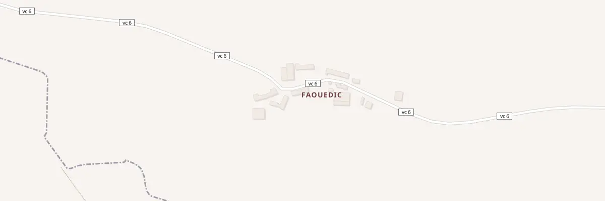 Plan du 5055F Faouedic à Guern