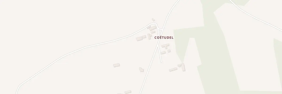 Plan du 7 Coatudel à Bon Repos sur Blavet
