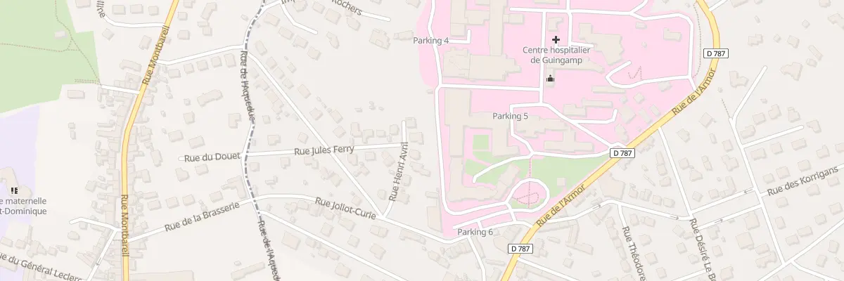 Plan du 6 Rue Henri Avril à Pabu
