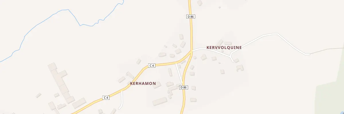Plan du 10 Kerhamon à Trégonneau