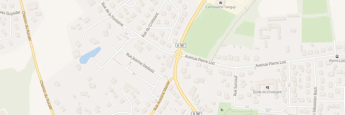 Plan du 37 Rue Antoine Mazier à Pabu
