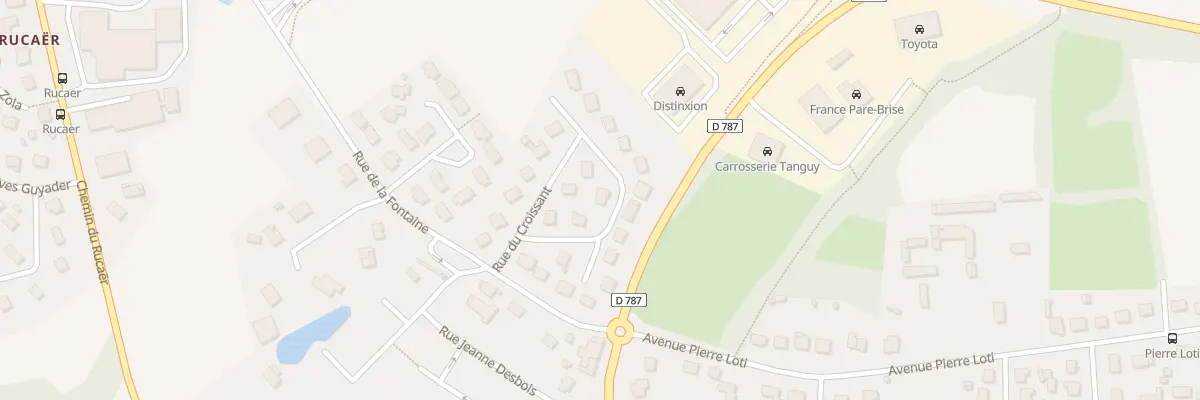 Plan du 10 Rue du Croissant à Pabu