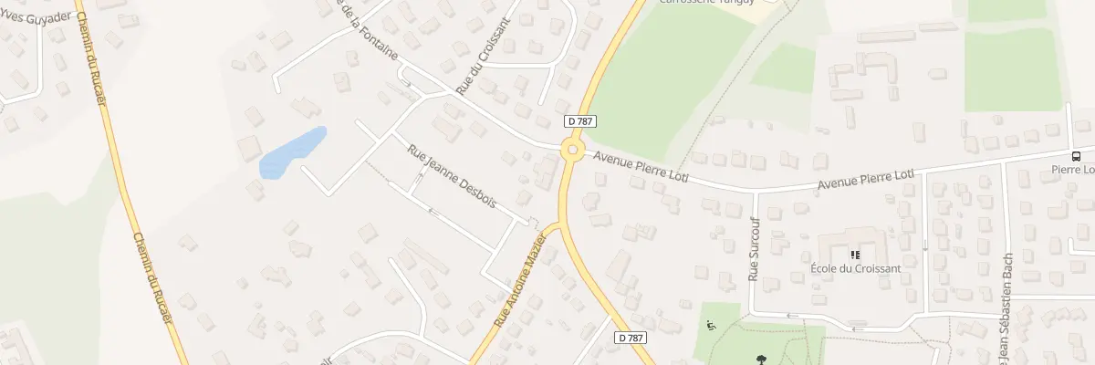 Plan du 33 Rue Antoine Mazier à Pabu