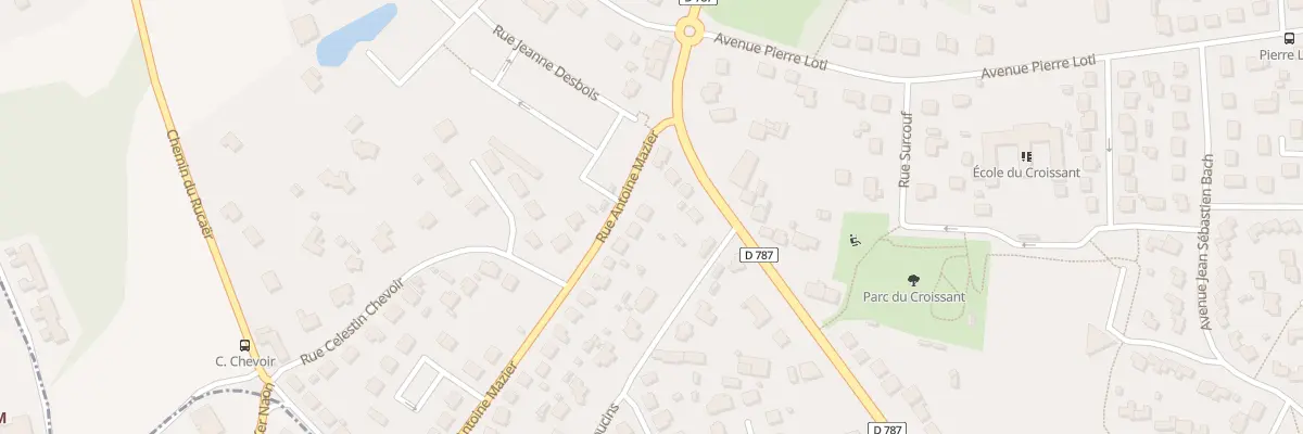 Plan du 46 Rue Antoine Mazier à Pabu