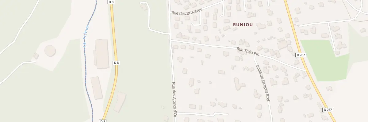Plan du 1 Rue des Ajoncs d’Or à Ploumagoar
