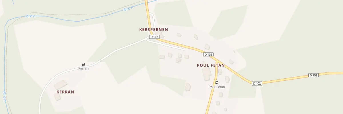 Plan du 78 Imp en Dosten à Languidic