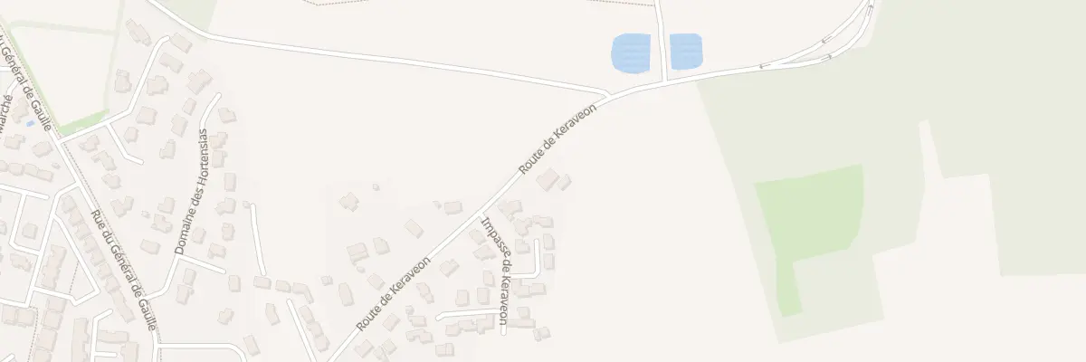 Plan du 22 Rte de Keravéon à Erdeven