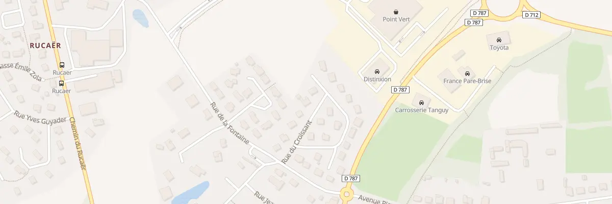 Plan du 9 Rue du Croissant à Pabu