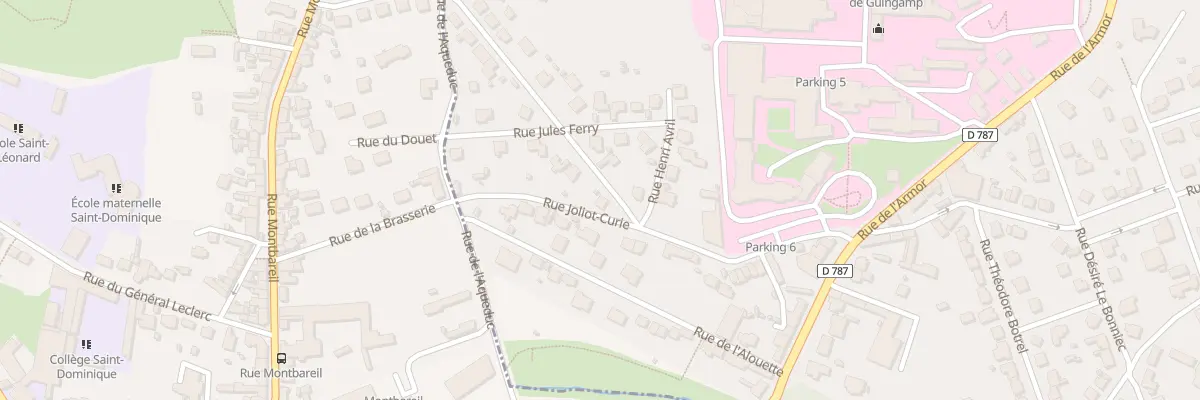 Plan du 1 Rue Léon Blum à Pabu