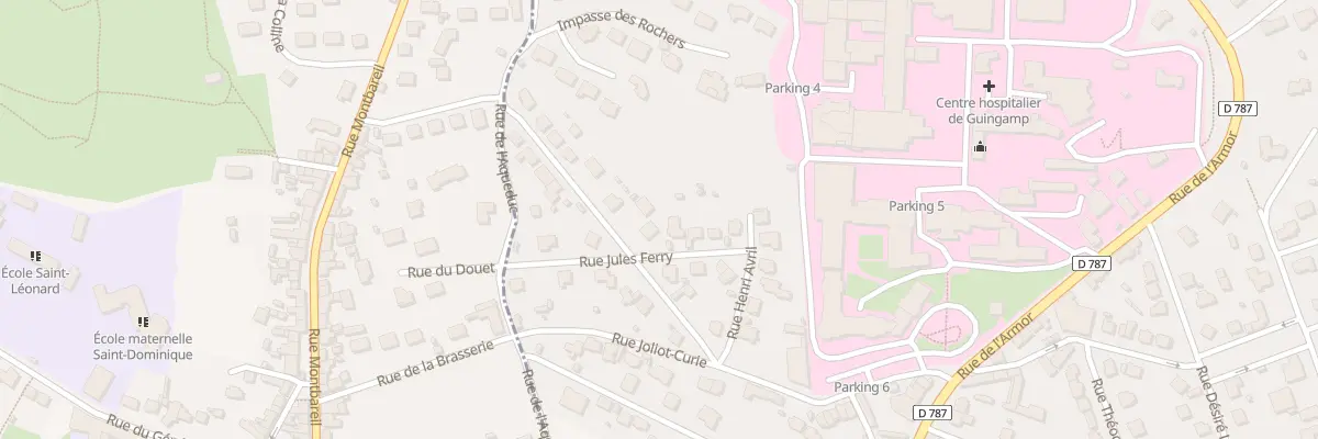 Plan du 6 Rue Léon Blum à Pabu