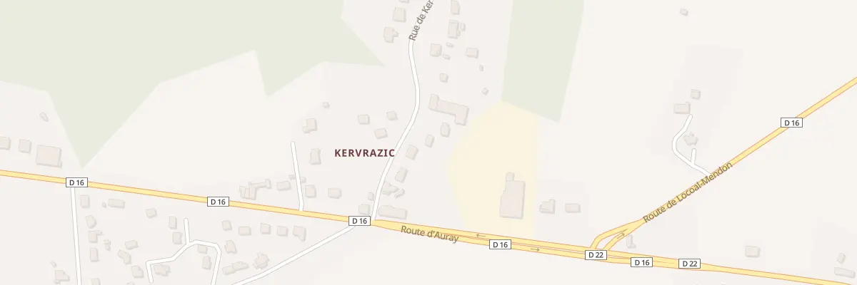 Plan du 10 Rue de Kervrazic à Belz
