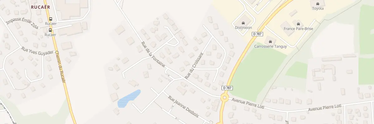 Plan du 3 Rue du Croissant à Pabu