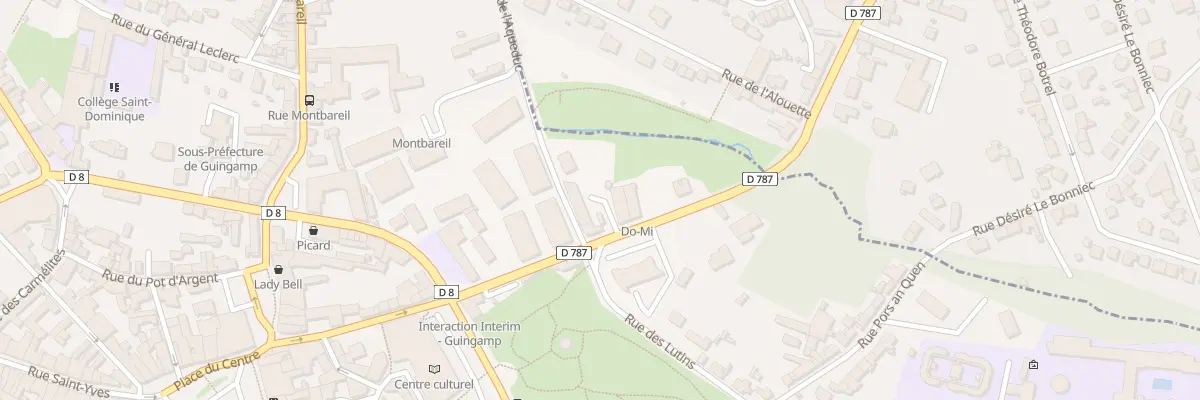 Plan du 19 Rue du Général de GAULLE à Guingamp