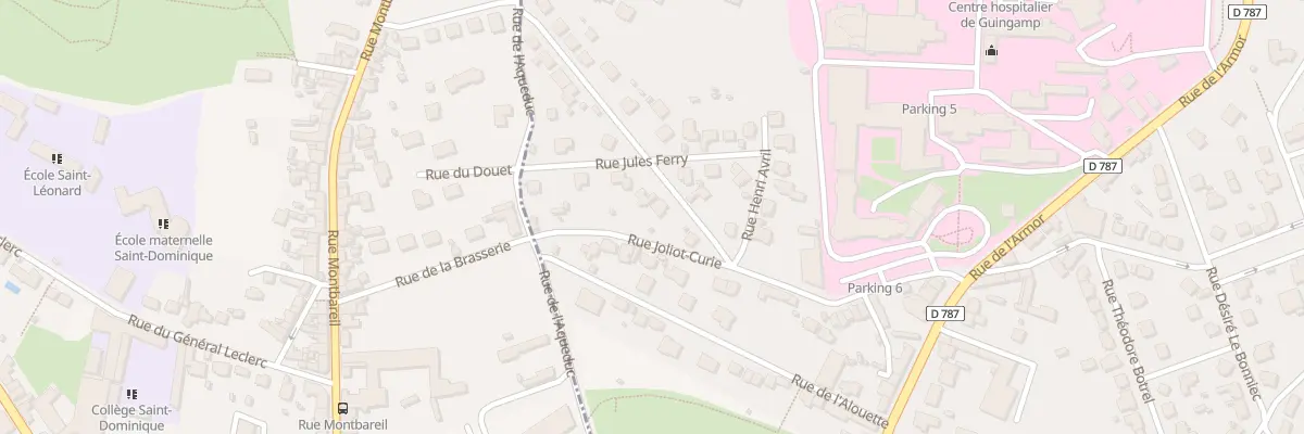 Plan du 3 Rue Léon Blum à Pabu