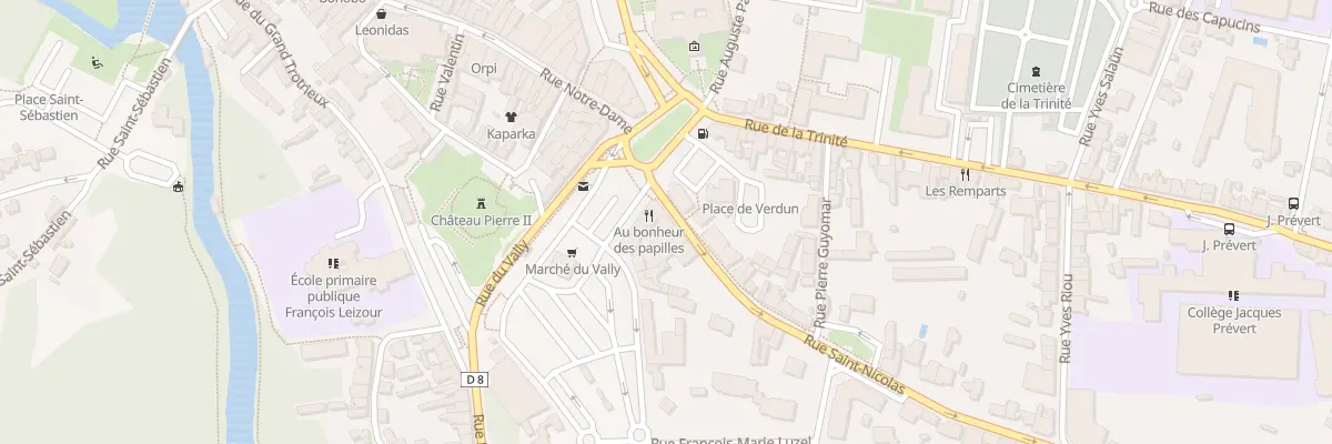 Plan du 2 Rue Saint-Nicolas à Guingamp