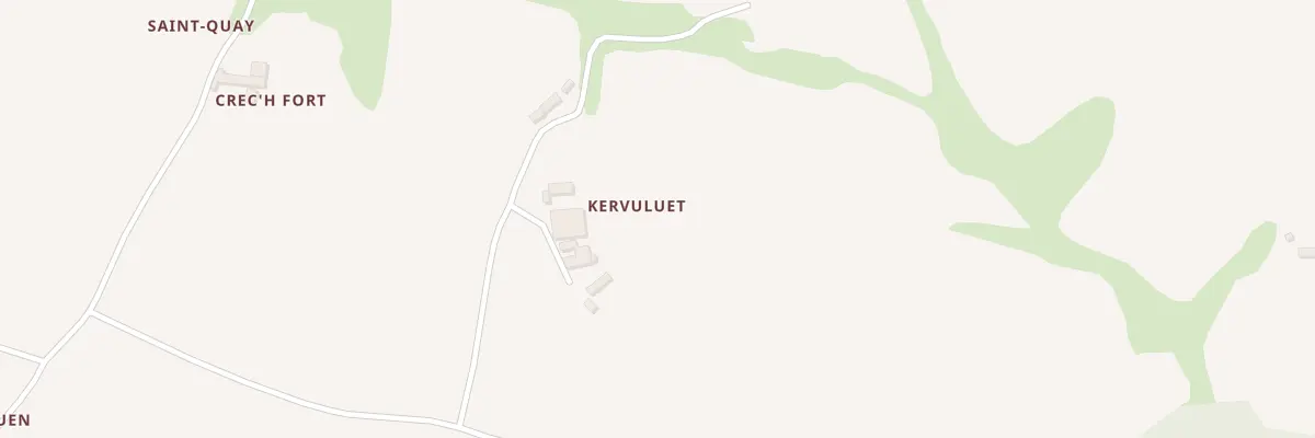 Plan du 1 Kervuluet à Ploëzal