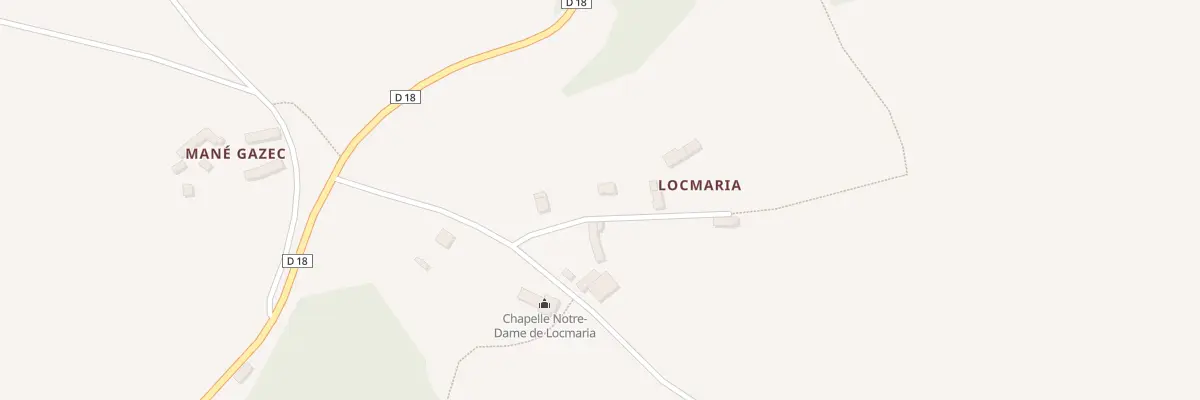 Plan du 8 Locmaria à Séglien