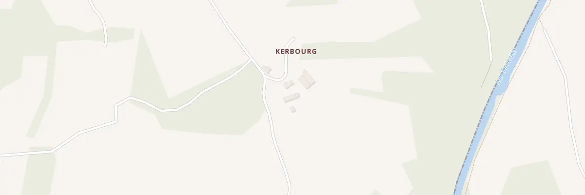 Plan du 2 Kerbour à Trégonneau