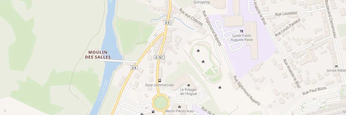 Plan du 15 Rte de Corlay à Guingamp
