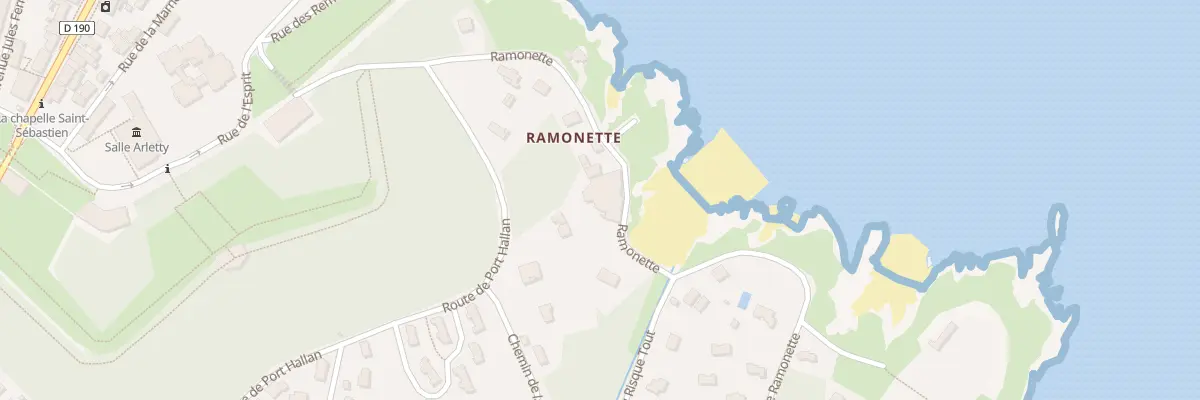 Plan du 6140 Ramonette au Palais