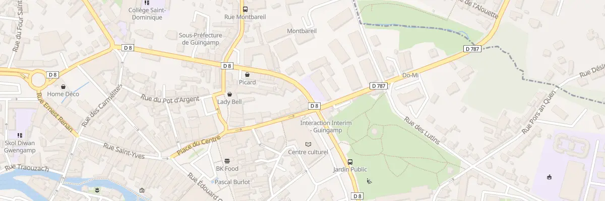 Plan du 3 Rue du Maréchal JOFFRE à Guingamp