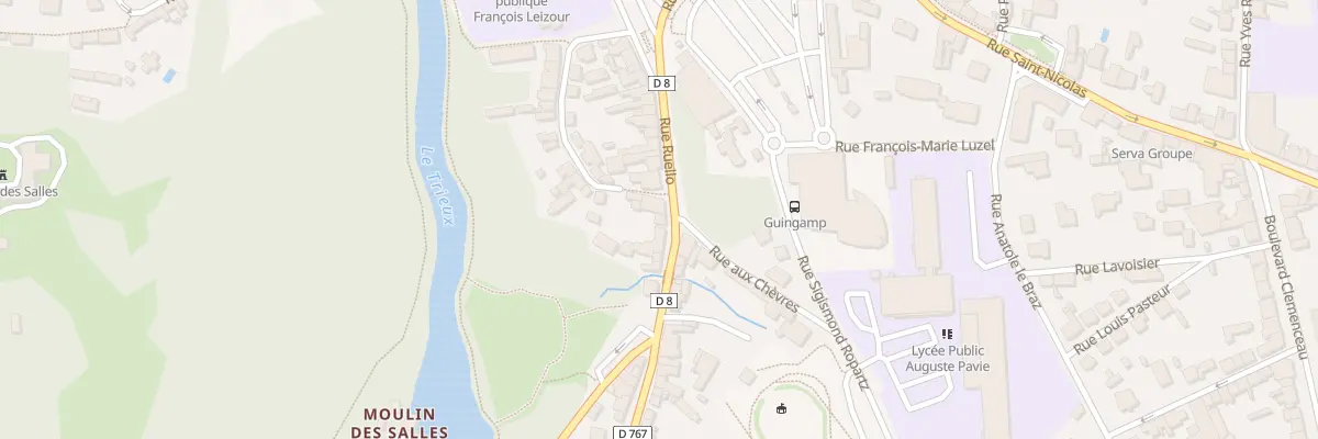 Plan du 4 Rue Rustang à Guingamp