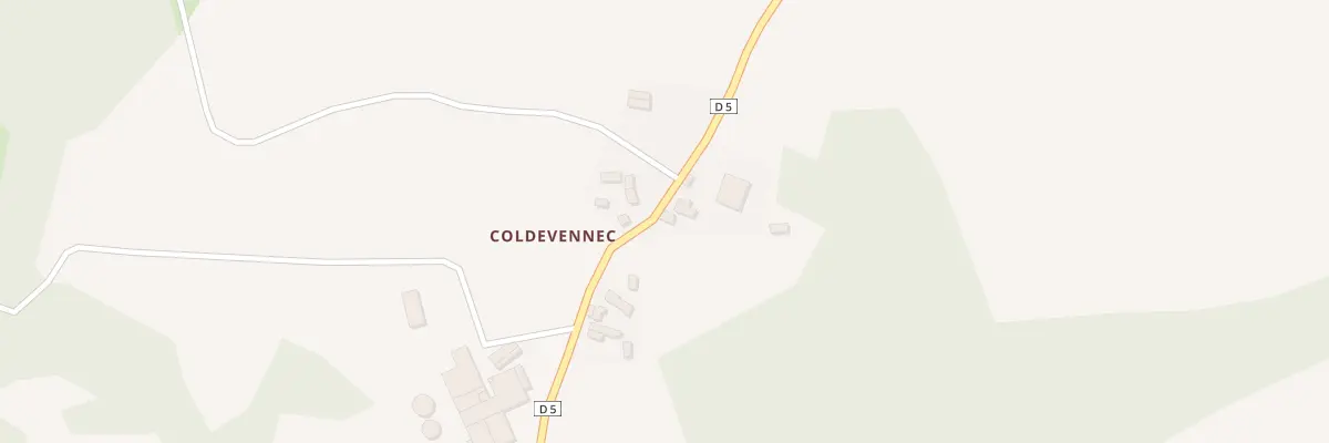 Plan du 5 Coldévennec à Kerpert