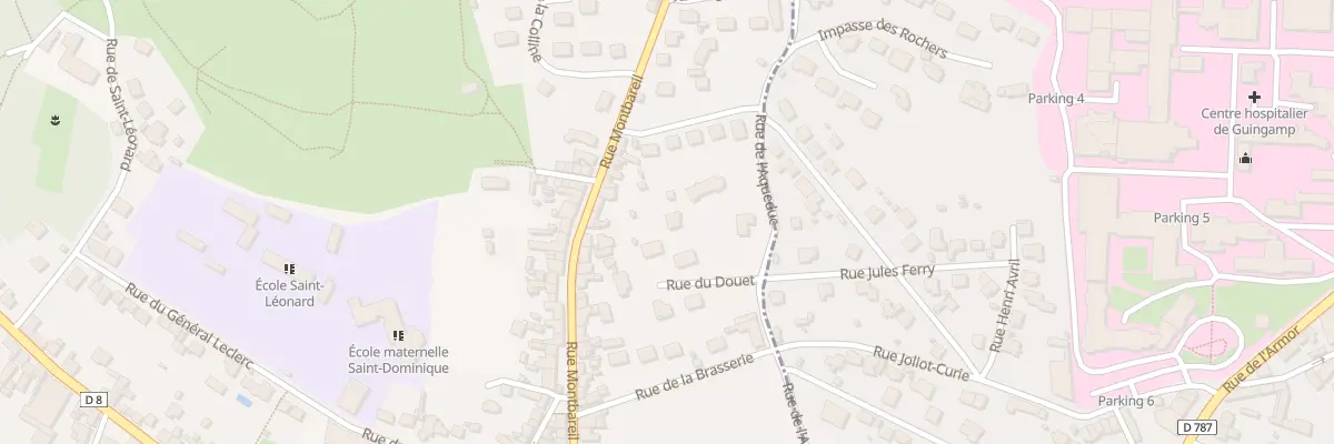 Plan du 48B Rue Montbareil à Guingamp