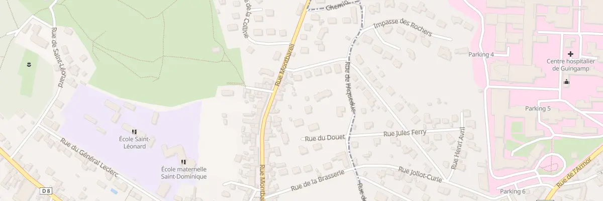 Plan du 48A Rue Montbareil à Guingamp