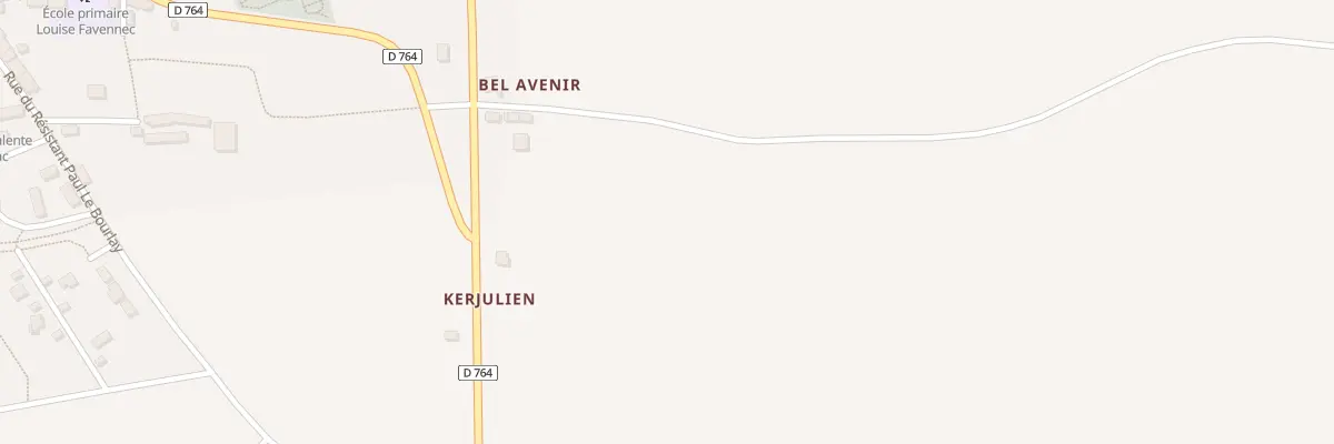 Plan du 2 Bel Avenir à Silfiac