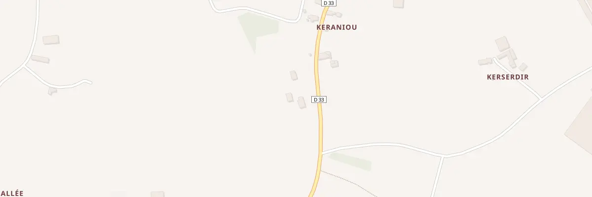 Plan du 1 Keraniou à Pleumeur-Gautier