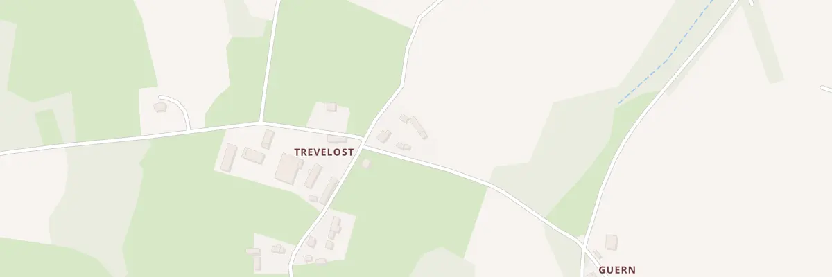 Plan du 1 Trevelost à Plésidy