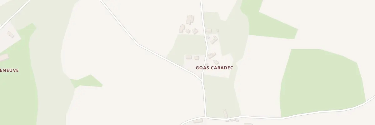 Plan du 7 Goas Caradec à Plésidy