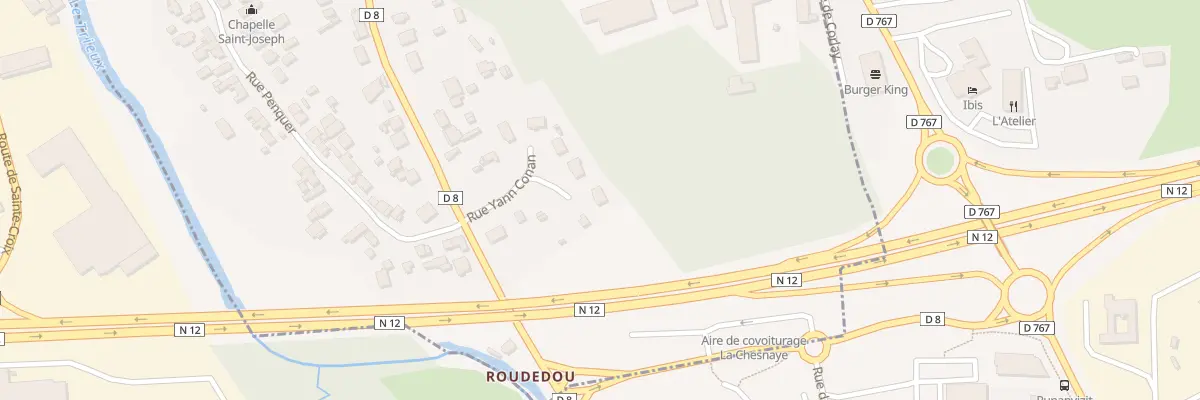 Plan du 8B Rue Yann CONAN à Guingamp