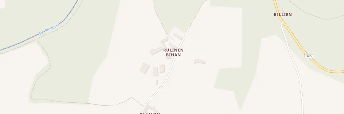 Plan du 1 Rulinen Bihan à Saint-Clet