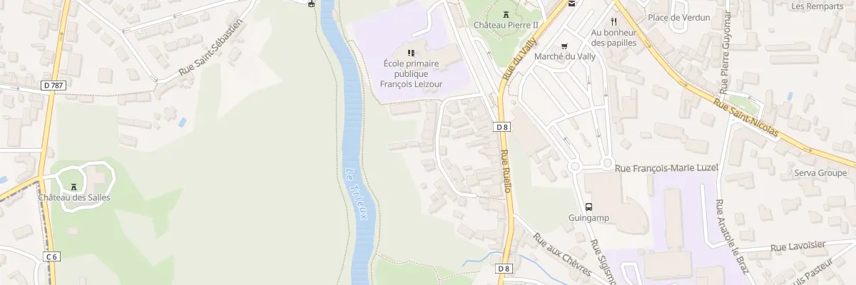 Plan du 18 Rue du Petit Trotrieux à Guingamp
