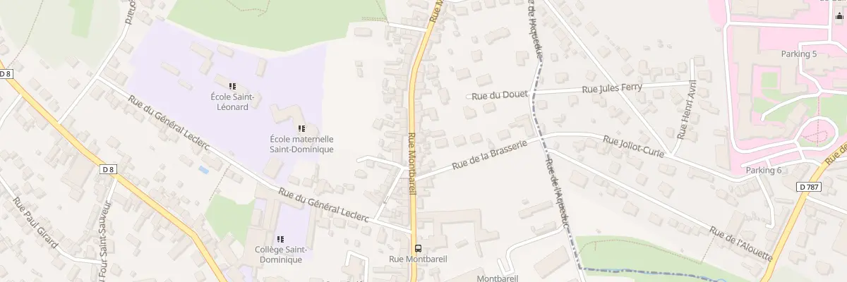 Plan du 28 Rue Montbareil à Guingamp