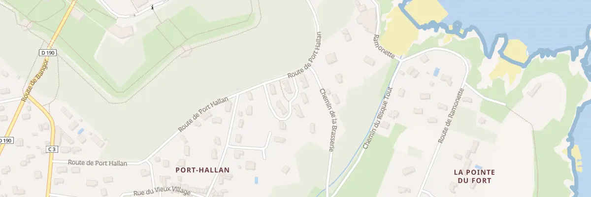 Plan du 9010 Port Hallan au Palais