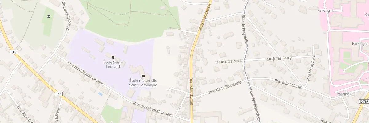 Plan du 51 Rue Montbareil à Guingamp