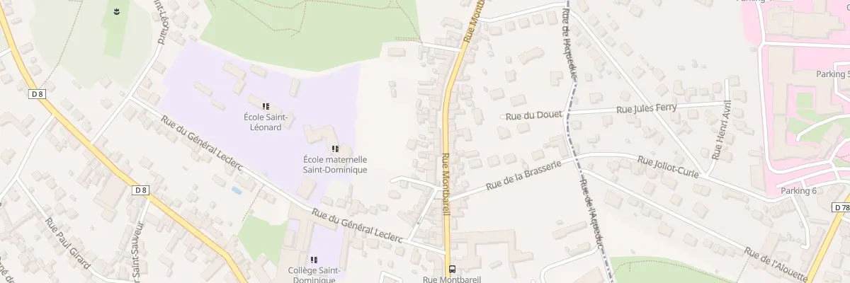 Plan du 43 Rue Montbareil à Guingamp