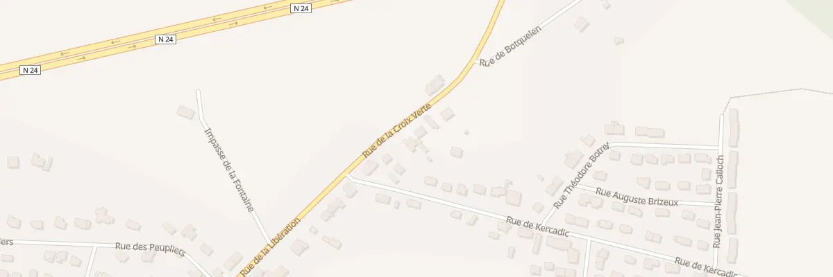 Plan du 1458 Rue de la Libération à Languidic
