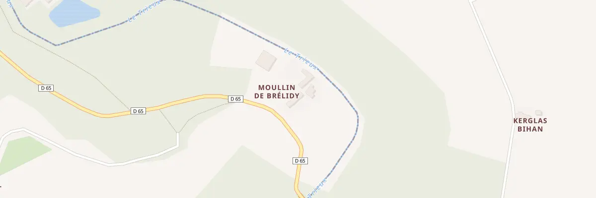 Plan du 1 Moulin de Brelidy à Plouëc-du-Trieux