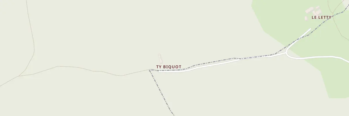 Plan du 5499 Ty Biquot à Plélauff
